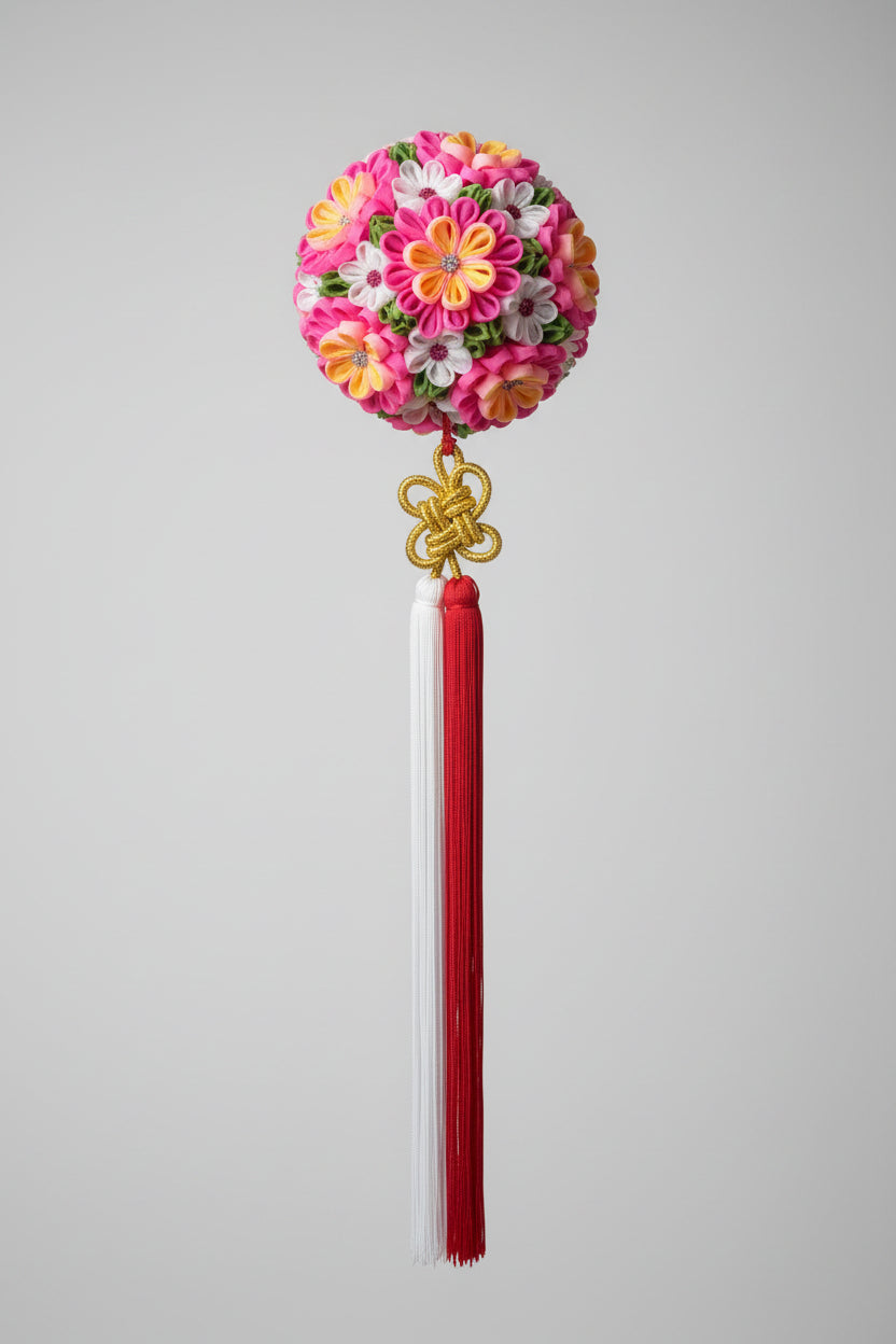 ひな祭り つまみ細工 下げもん 手作り | Japanese Hinamatsuri Tsumami Zaiku Sagemon Handmade