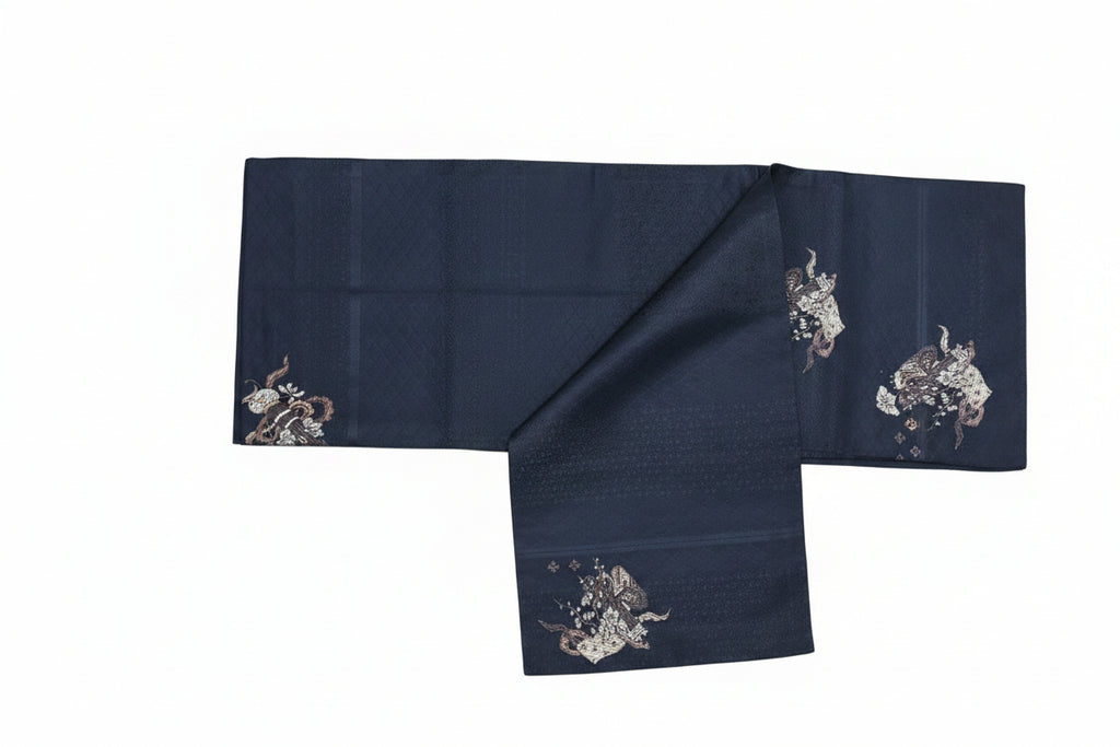 名古屋帯 正絹 リサイクル | Japanese Nagoya Obi Belt Silk Vintage