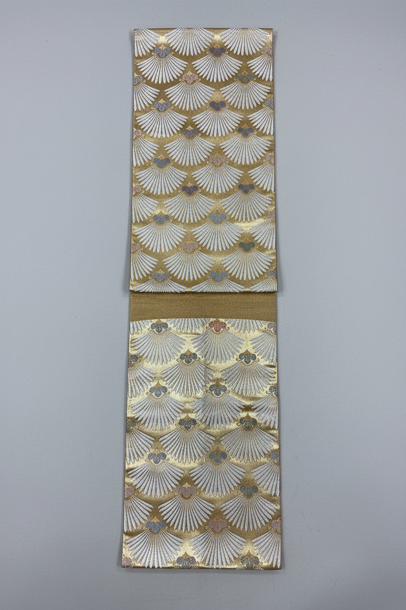袋帯 正絹 リサイクル | Japanese Fukuro Obi Belt Silk Vintage