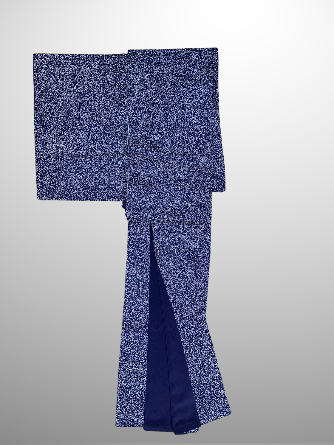 小紋 あられ模様 正絹 リサイクル | Japanese Komon Kimono Arare Pattern Silk Vintage
