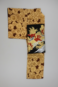 小紋 名古屋帯 セット 正絹 リサイクル | Japanese Komon Kimono Nagoya Obi Set Silk Vintage