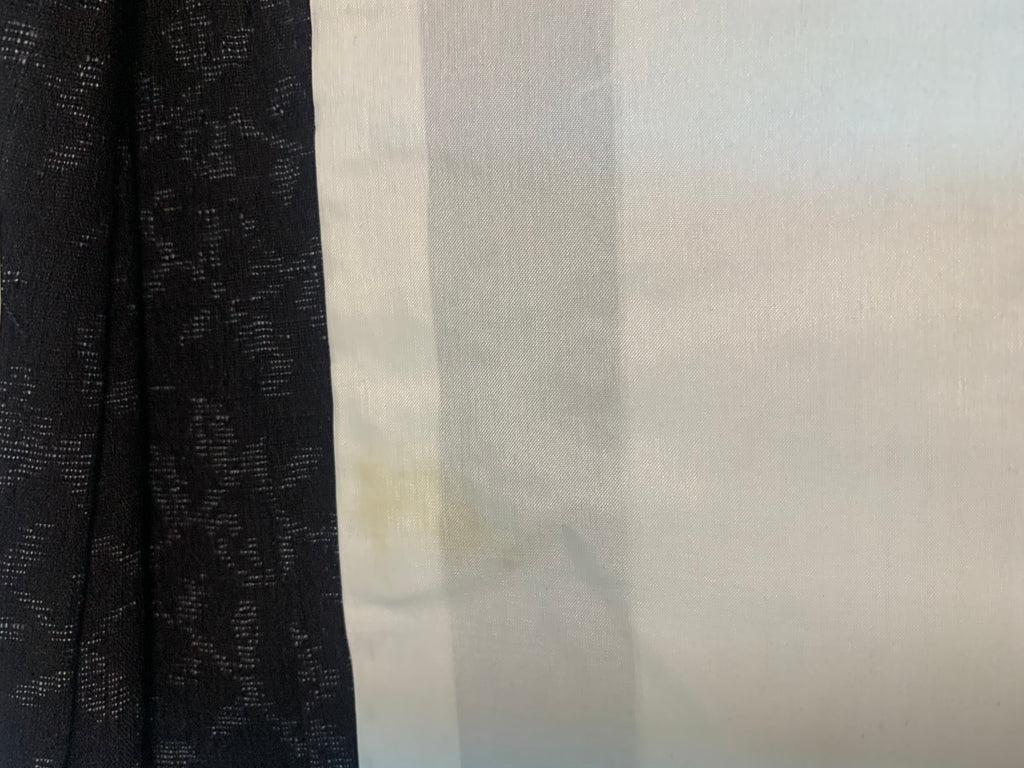 紬 単衣 正絹 リサイクル | Japanese Tsumugi Kimono Hitoe Silk Vintage