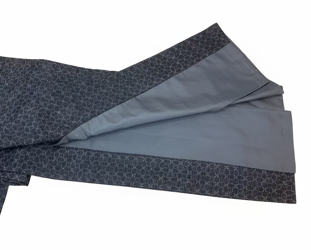 Tsumugi Awase Silk Kimono - Recycled | Japanese Tsumugi Kimono Awase Silk Vintage
