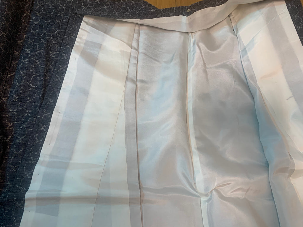 Tsumugi Awase Silk Kimono - Recycled | Japanese Tsumugi Kimono Awase Silk Vintage