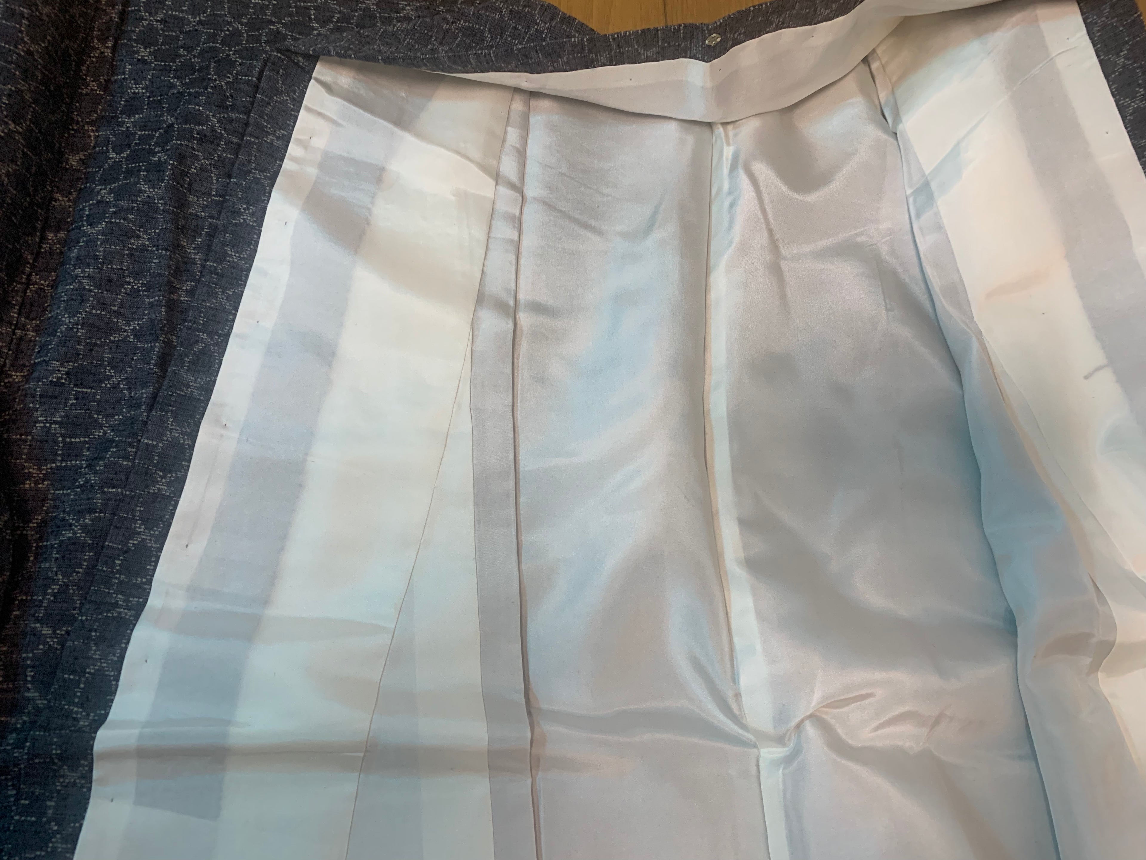 Tsumugi Awase Silk Kimono - Recycled | Japanese Tsumugi Kimono Awase Silk Vintage