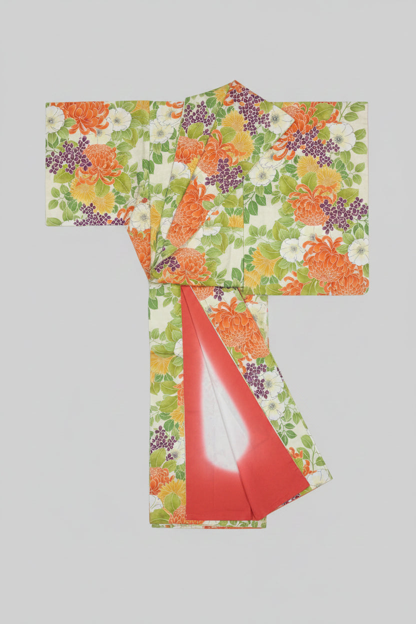 Recycled Polyester Komon Kimono