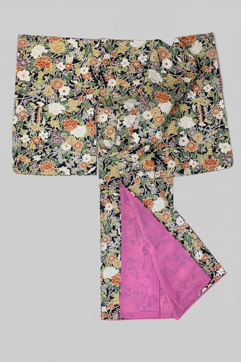 Recycled Polyester Komon Kimono