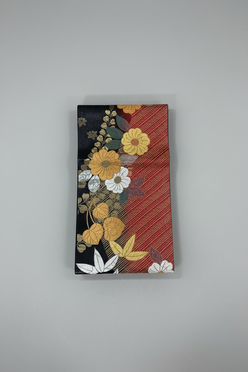 帯 振袖用 正絹 リサイクル | Japanese Furisode Obi Belt Silk Vintage