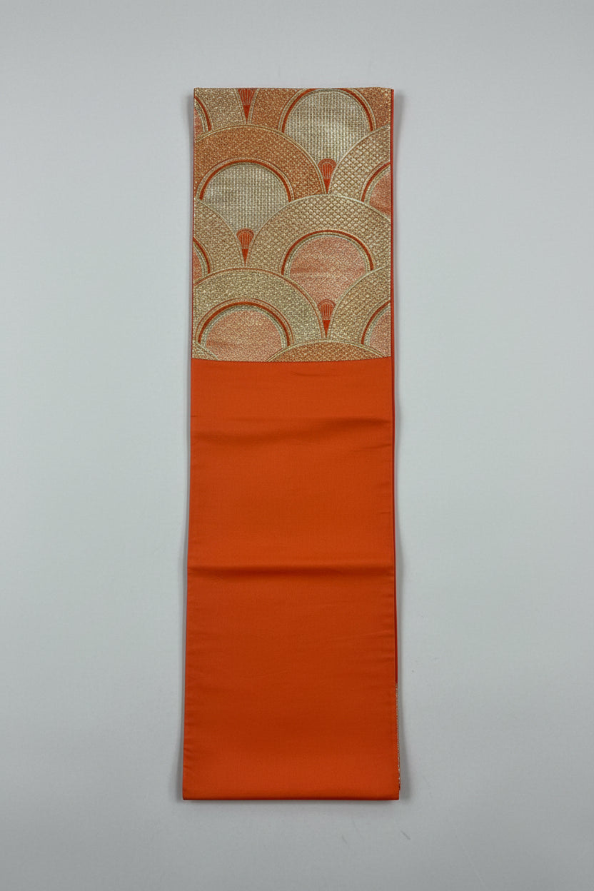 名古屋帯 正絹 リサイクル | Japanese Nagoya Obi Belt Silk Vintage