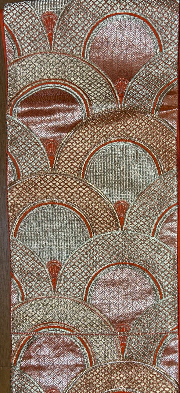 名古屋帯 正絹 リサイクル | Japanese Nagoya Obi Belt Silk Vintage