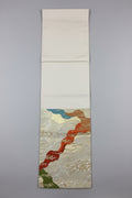 名古屋帯 正絹 リサイクル | Japanese Nagoya Obi Belt Silk Vintage