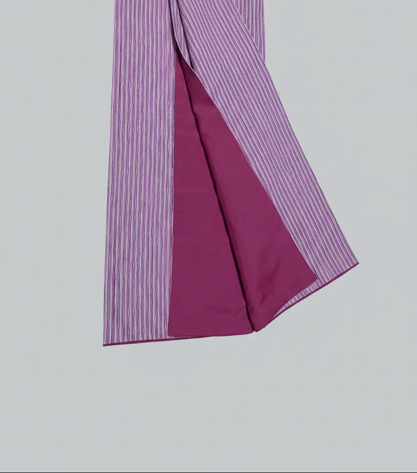 小紋 ポリエステル リサイクル 普段着 | Japanese Komon Kimono Polyester Vintage