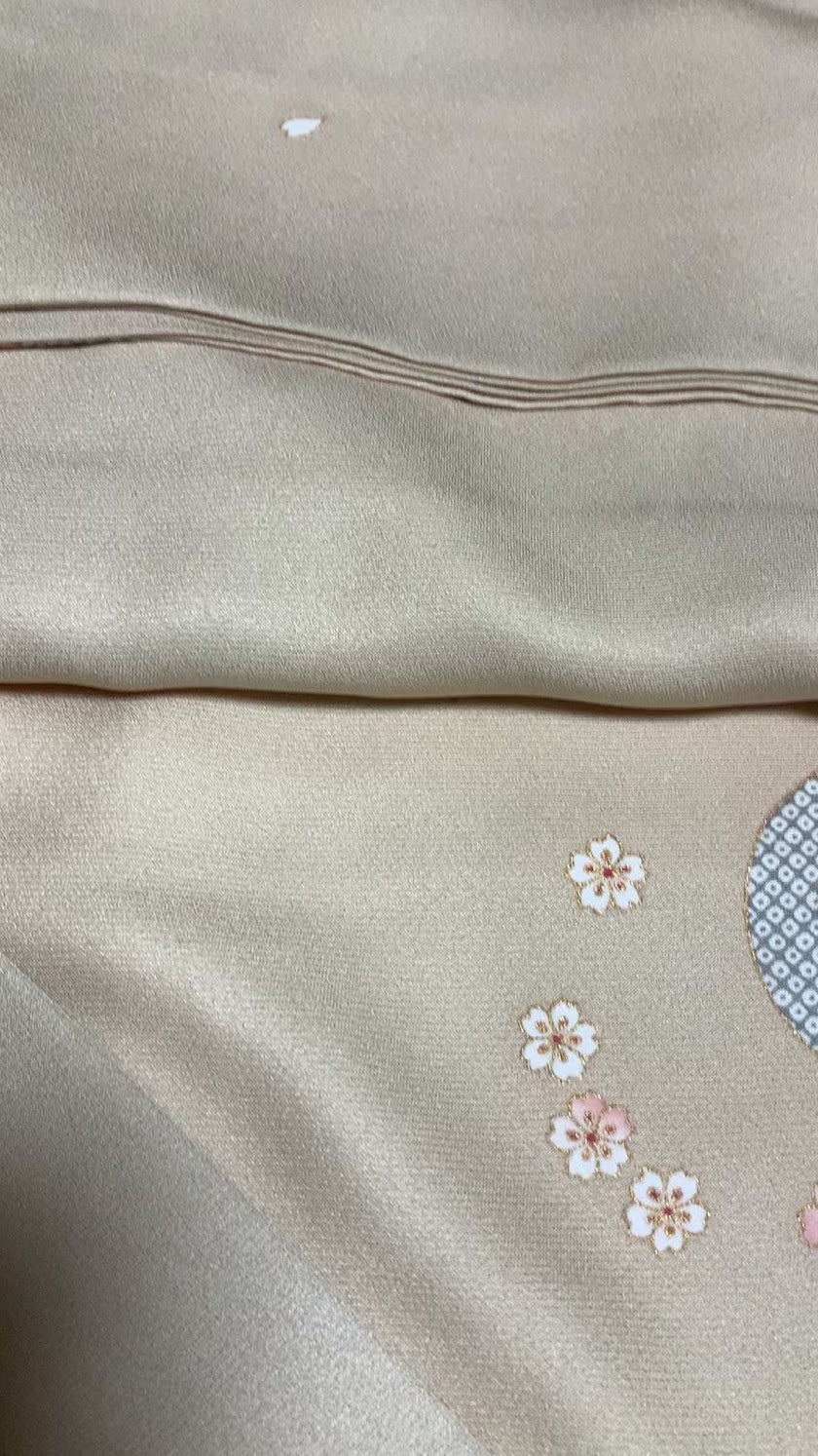 小紋 袷トールサイズ 正絹 未使用 | Japanese Komon Kimono Awase Tall Size Silk Unused