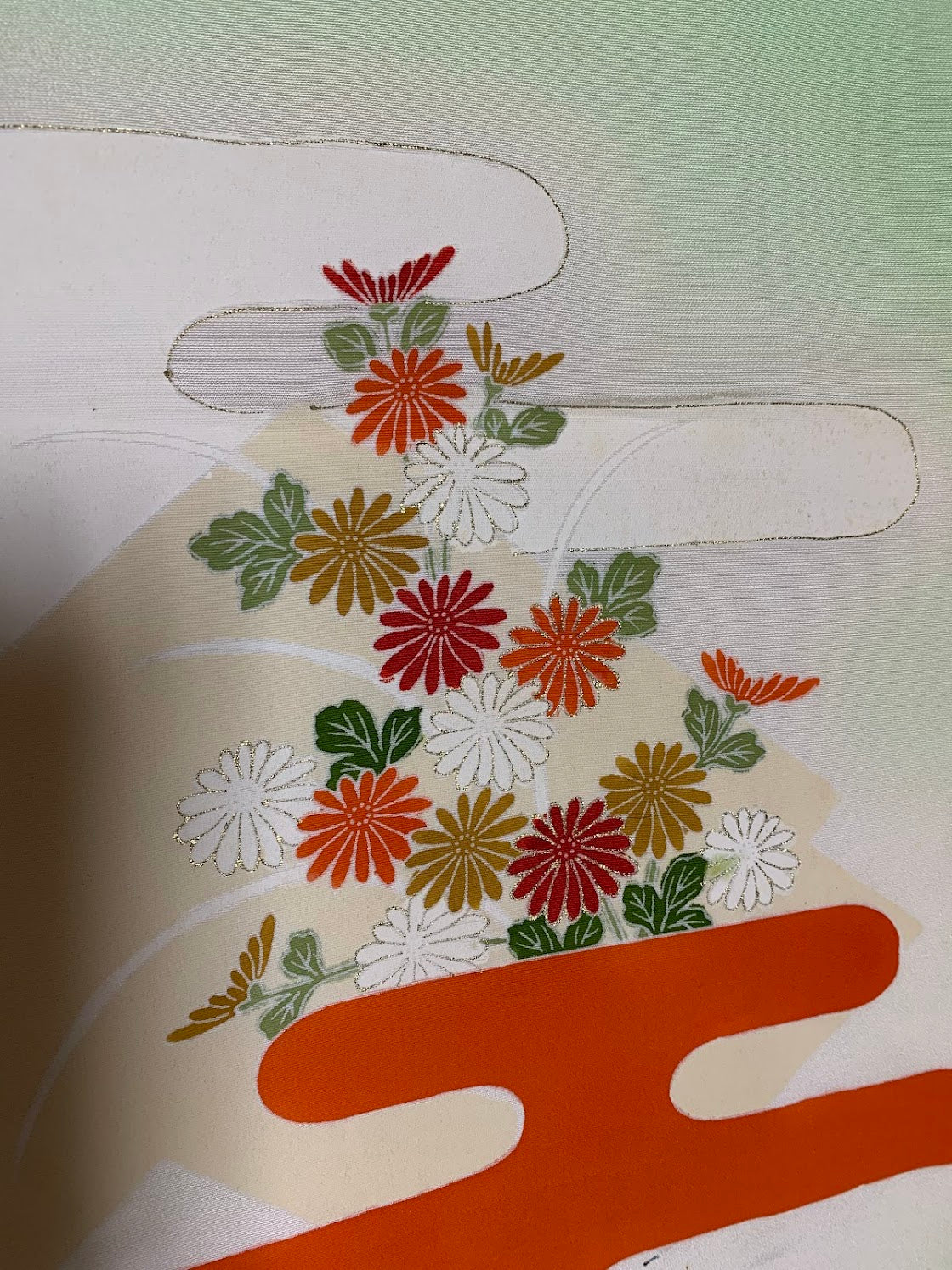 訪問着 正絹 リサイクル | Japanese Houmongi Kimono Silk Vintage