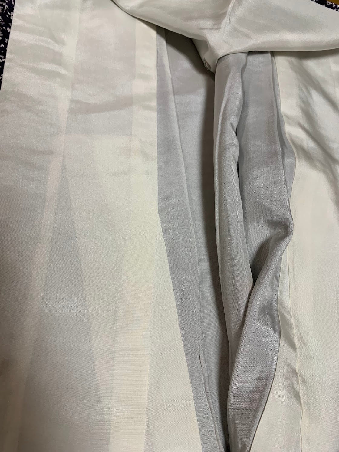 小紋 あられ模様 正絹 リサイクル | Japanese Komon Kimono Arare Pattern Silk Vintage