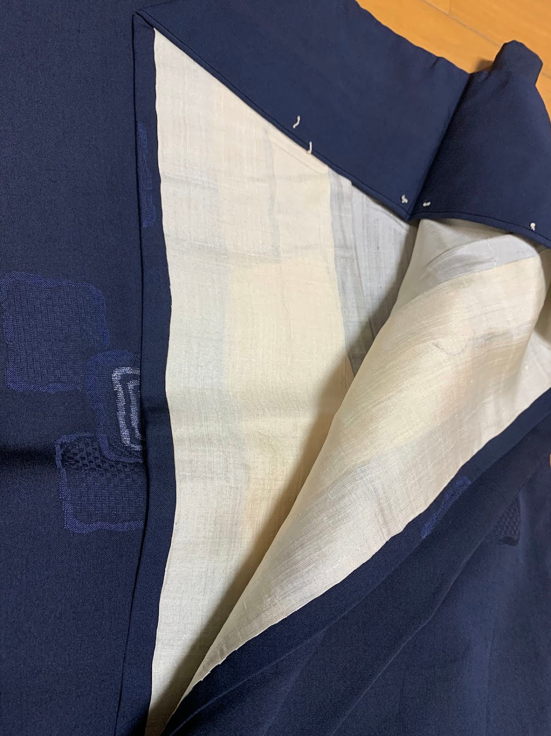 小紋 リサイクル 着物リメイク・材料用 | Japanese Komon Kimono Fabric for Remake Vintage