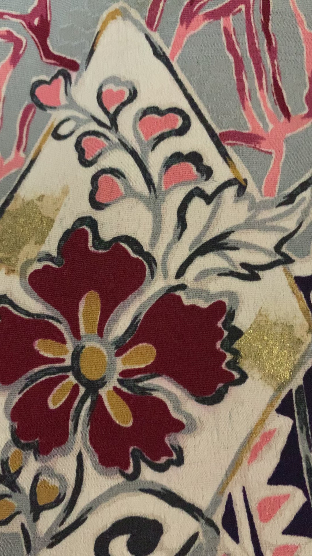 アンティーク 小紋 リサイクル | Japanese Antique Komon Kimono Vintage