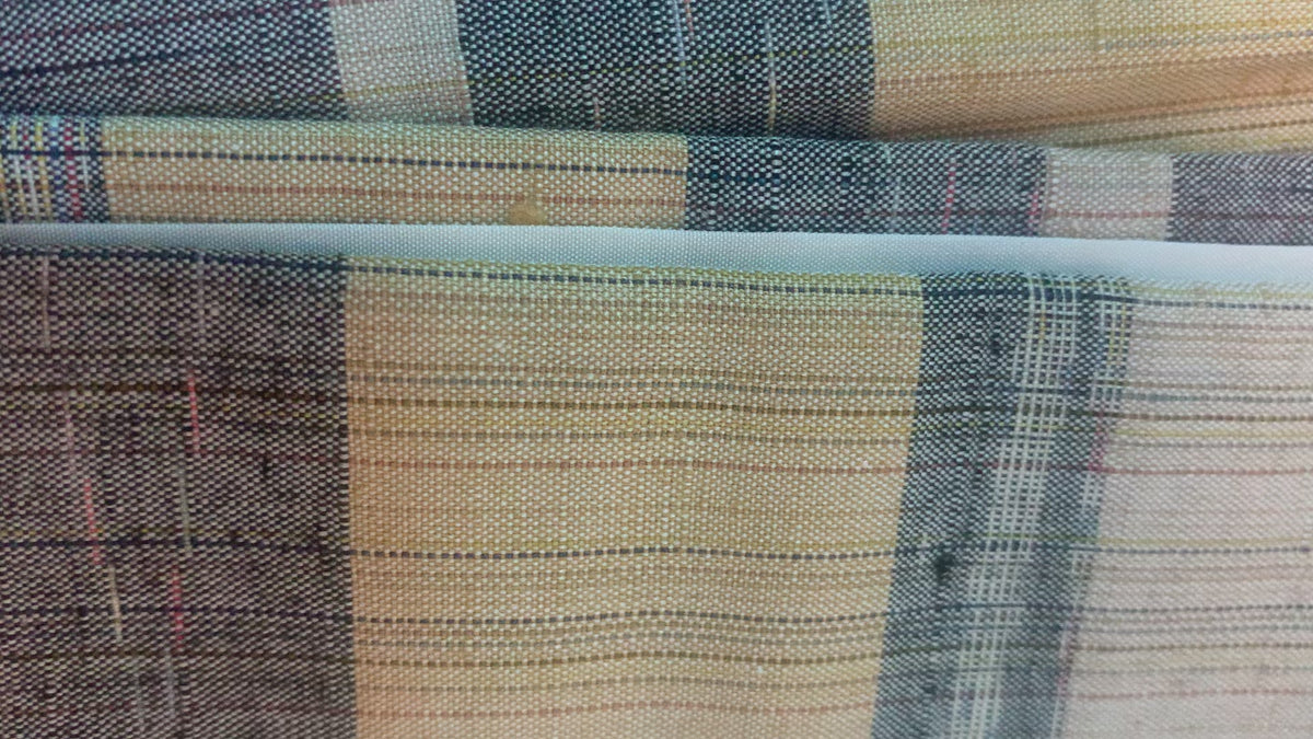 Tsumugi Awase Silk Kimono - Vintage | Japanese Tsumugi Kimono Awase Silk Vintage