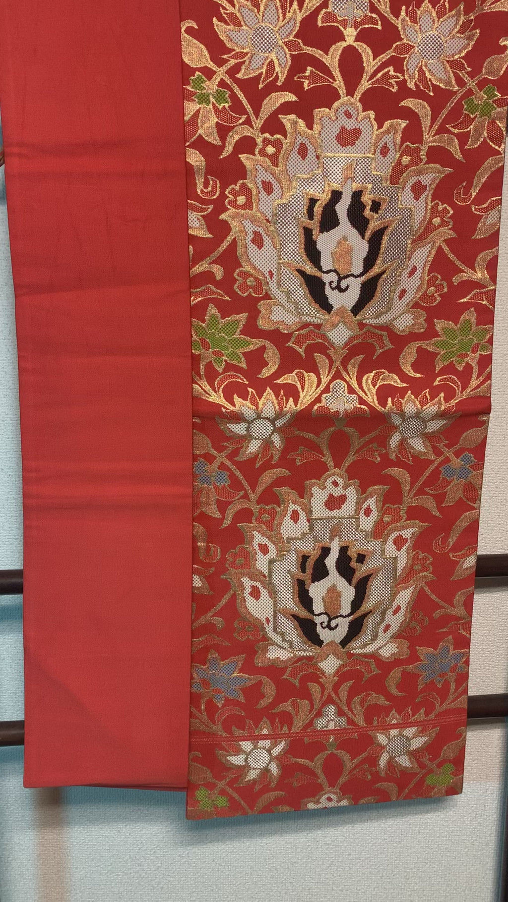 名古屋帯 正絹 リサイクル | Japanese Nagoya Obi Belt Silk Vintage