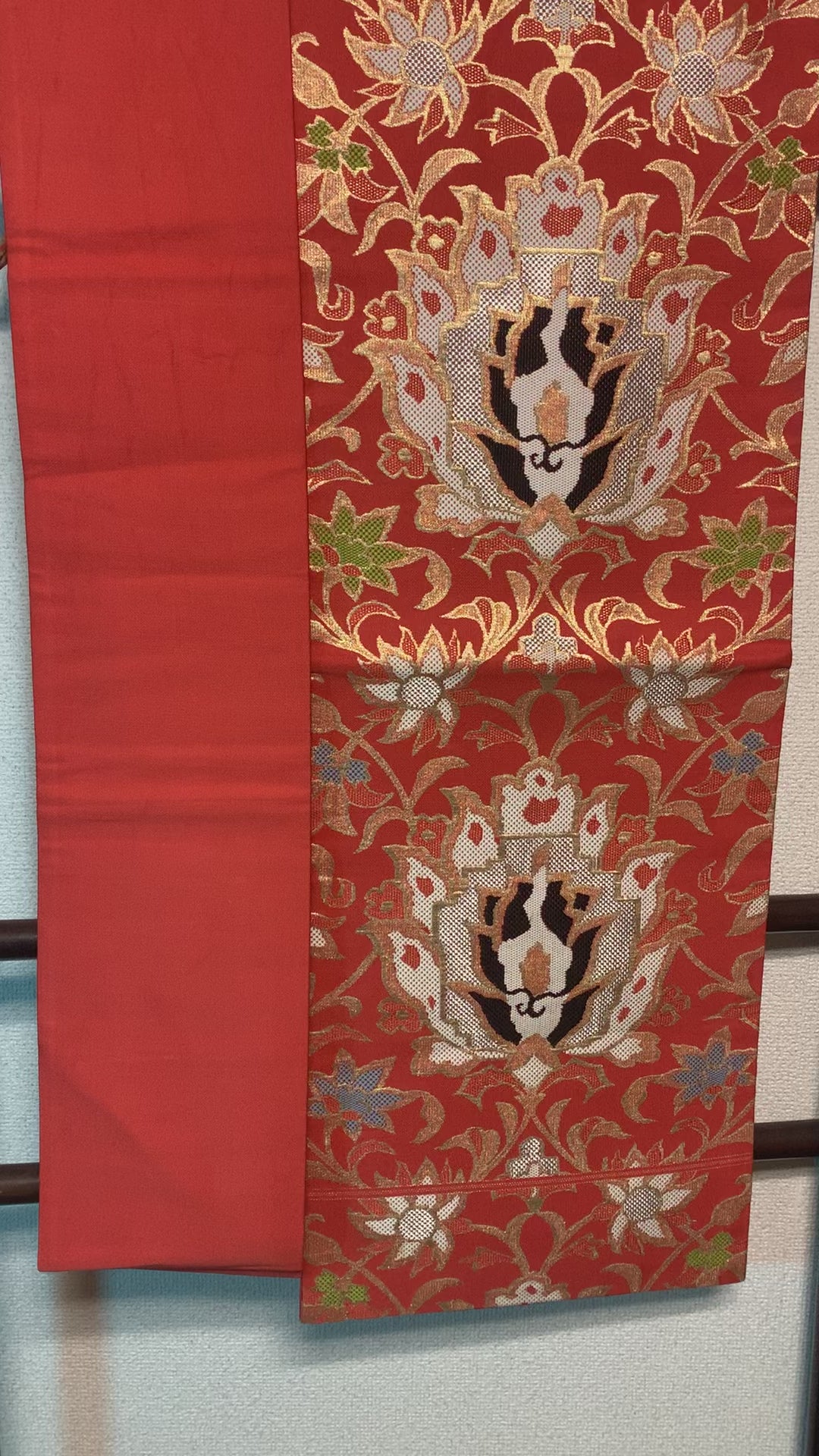 名古屋帯 正絹 リサイクル | Japanese Nagoya Obi Belt Silk Vintage