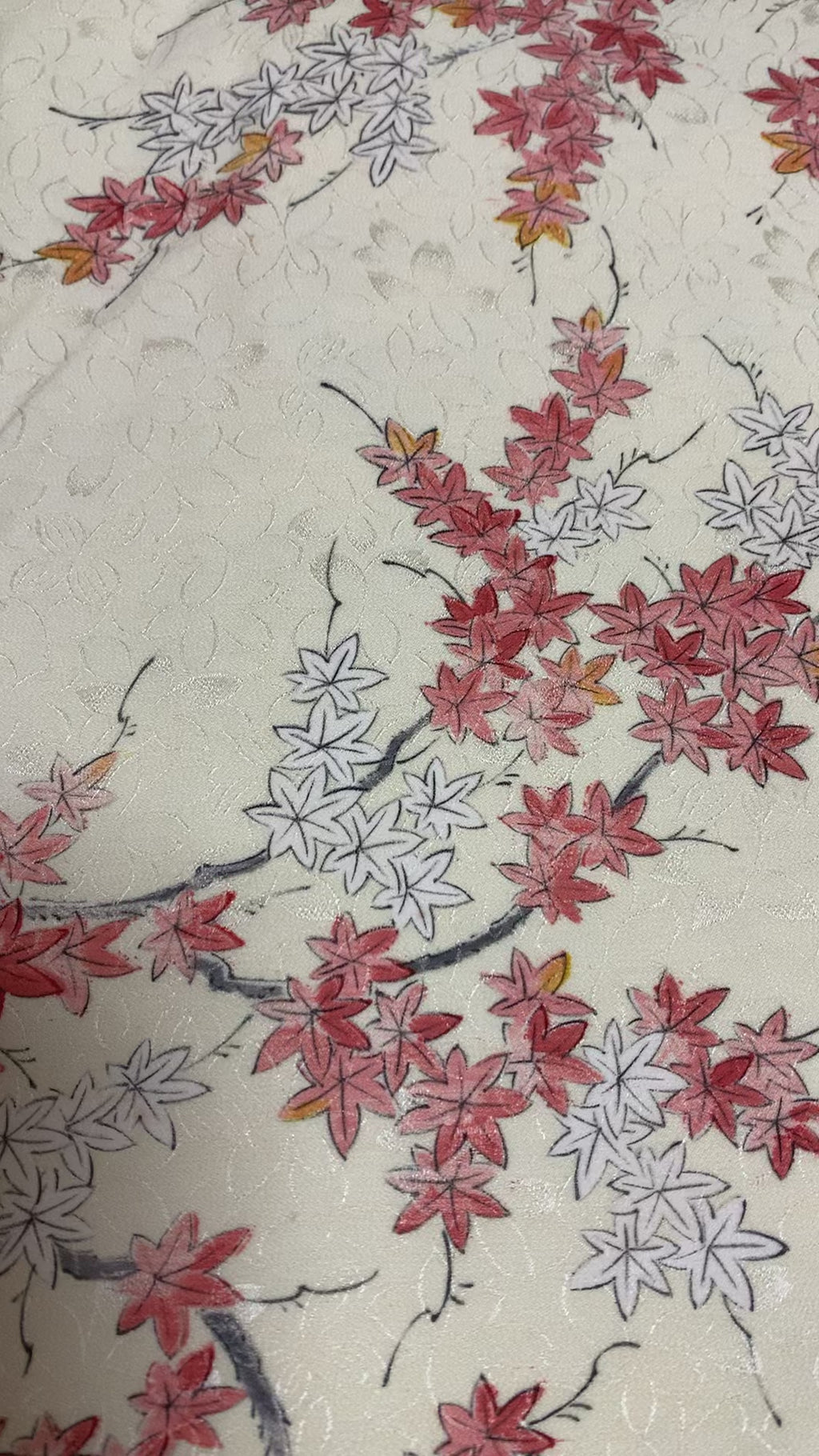 小紋 正絹 リサイクル | Japanese Komon Kimono Silk Vintage