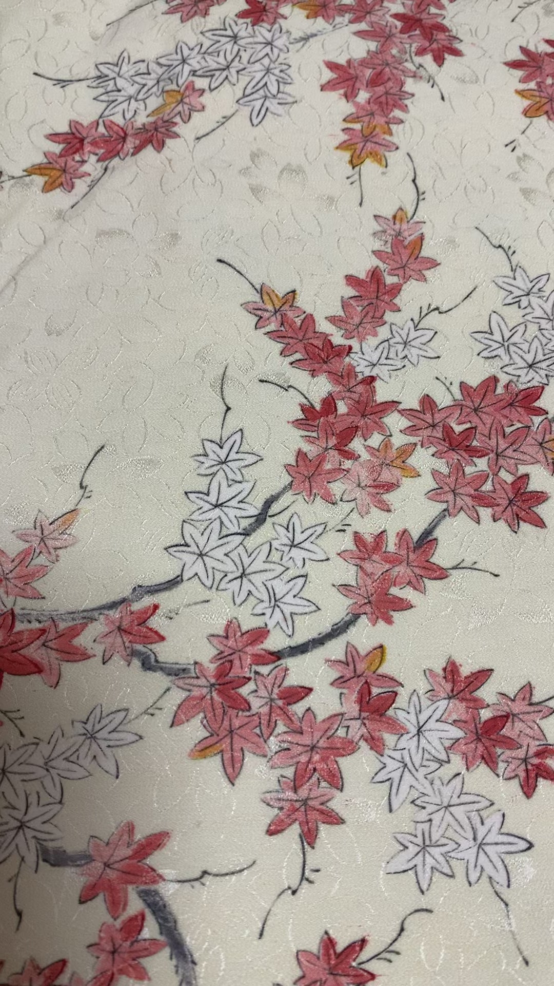 小紋 正絹 リサイクル | Japanese Komon Kimono Silk Vintage