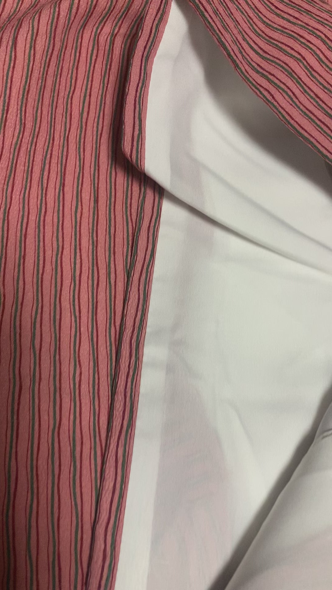 小紋 ポリエステル リサイクル 普段着 | Japanese Komon Kimono Polyester Vintage