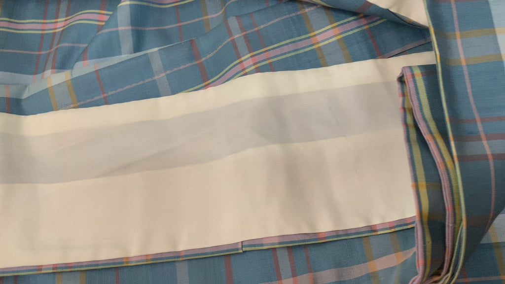 紬 単衣 未使用 正絹 | Japanese Tsumugi Kimono Hitoe Silk Unused